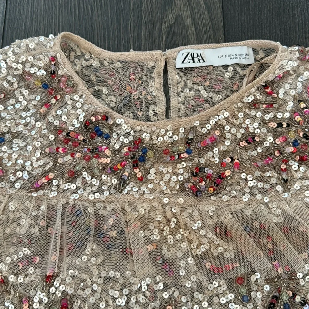 Beaded Top with Ruffles - Picture 4 of 5